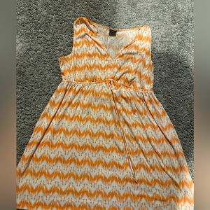 Orange and White tyidye look and feel.